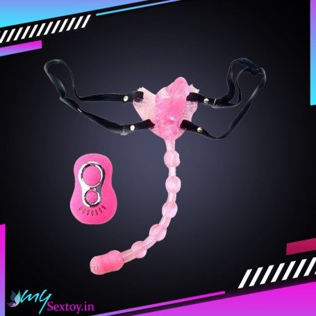 Wearable Butterfly Whip Anal Vagina Stimulator SO- 003