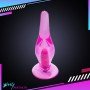 Crystal Anal Vibrating Butt Plug With Suction Cup AD-025