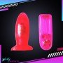 Crystal Anal Butt Plug Vibrating AD-013