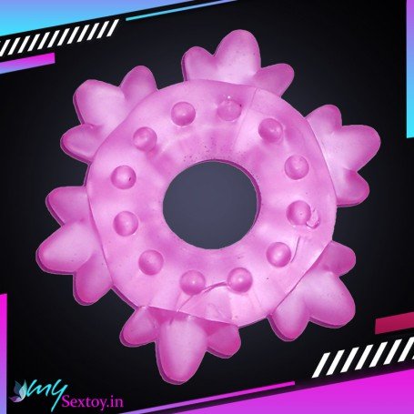 Heavy Cock Ring-Ice Flower CR-006