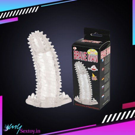 BRAVE MAN Crystal Penis Extension Sleeve PES-024