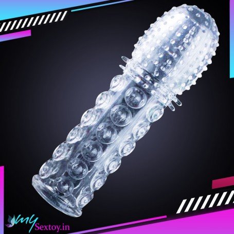 Crystal Penis Sleeve Textured Extension PES-021