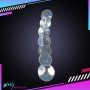 Ultra Beaded Crystal Glass dildo GD-008