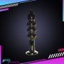 Black Beaded Glass Dildo Sex Toy GD-005
