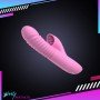 Heating 3 Layer Tongue Licking Toy Nipple Sucking Clitoris Stimulate Vibrator RV-003