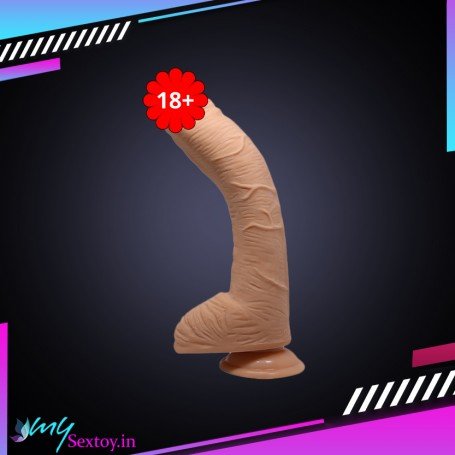 Realistic Non-vibrator with Round Balls and Suction Base RSNV-029